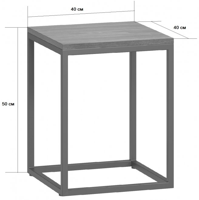 Журнальный столик Бервин 3 натуральный / белый