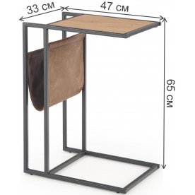 Приставной столик Джува 47/33/65