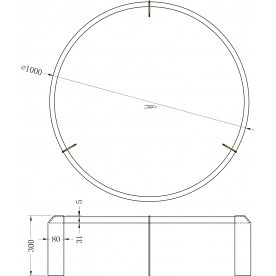 Журнальный столик Идальго