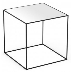 Журнальный столик KL-42-WHT-BLK