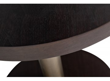 Журнальный столик Конг 70 темно-коричневый / бронза