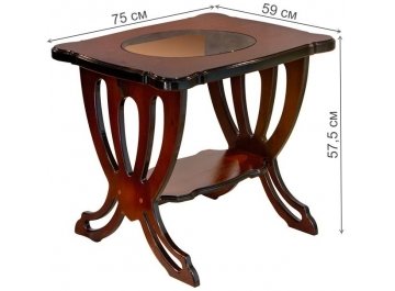 Журнальный столик Корсика со стеклом