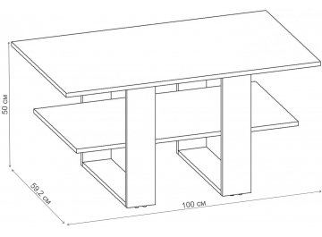 Журнальный столик Лабиринт-3 СЖ.021.1000-00