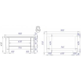 Журнальный столик Норд