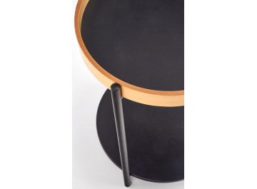 Кофейный столик Rolo дуб натуральный / черный