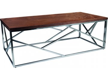 Журнальный столик Escada A 120/60/40 орех / серебряный