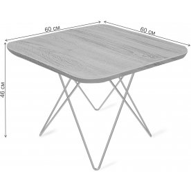 Журнальный столик SHT-TU37/ЛДСП 60/60