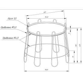 Журнальный столик SHT-CT6-2
