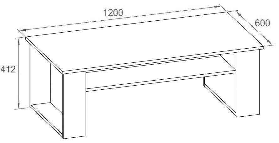 Журнальный столик СЖ-8 венге