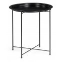 Журнальный столик-поднос Tray 47х51 black - Уцененный экземпляр