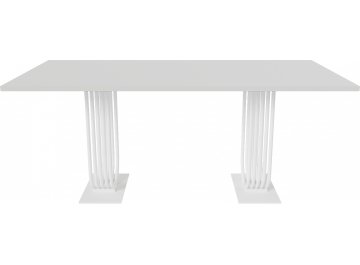 Деревянный стол Arfeo Duo белый