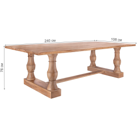 Деревянный стол Rino