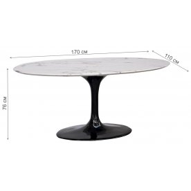 Деревянный стол 33FS-DT3056-BLWH