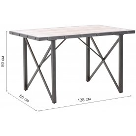 Деревянный стол Edith