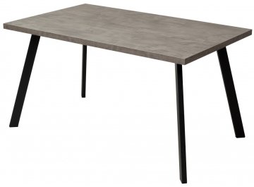 Обеденный стол Brick M 140 бетон портленд / белый