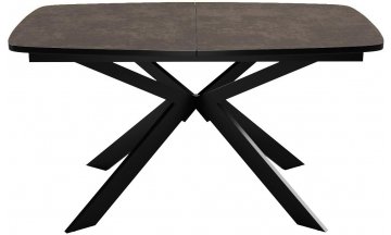 Деревянный стол DikLine B140 хромикс бронза / черный