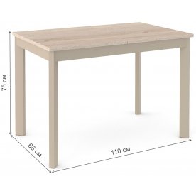 Деревянный стол Dikline L111