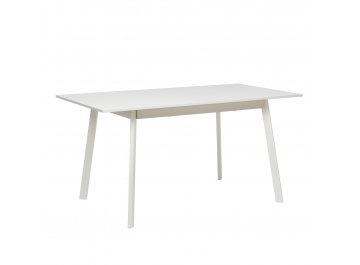 Обеденный стол Флоу 120x80 белый / белый