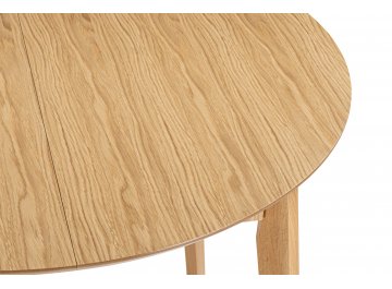 Обеденный стол Форли 100(130)x100 светлое дерево