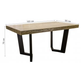 Деревянный стол Крафт