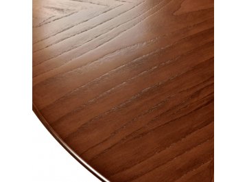 Обеденный стол Liverpool 110 грецкий орех / золотистый шпон