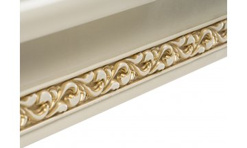 Стол деревянный обеденный Маранта прямоугольный слоновая кость