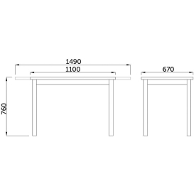 Деревянный стол One