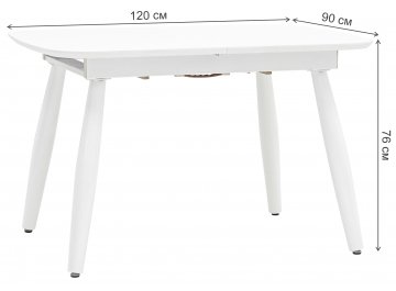 Обеденный стол Рэнс 120 белый