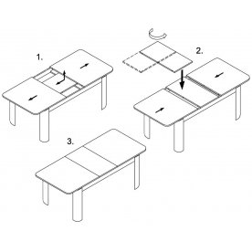 Деревянный стол Румба ПО КМ 06 ОР 07 ВП ОР