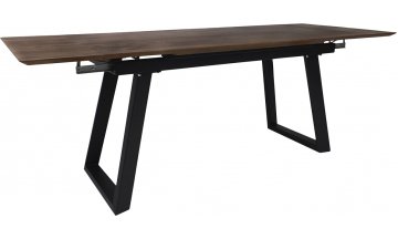 Деревянный обеденный стол Сангай 160(220)х80 дуб галифакс табак