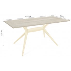 Деревянный стол SHT-TU30-2/TT 120/80