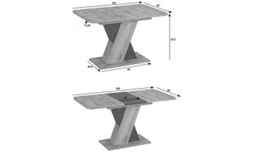 Деревянный стол Riga