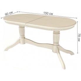 Деревянный стол Зубр-1