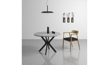 Обеденные столы 21BORN-R.1000 Basalt