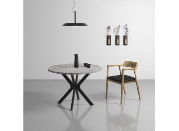 Обеденные столы 21BORN-R.1000 Basalt