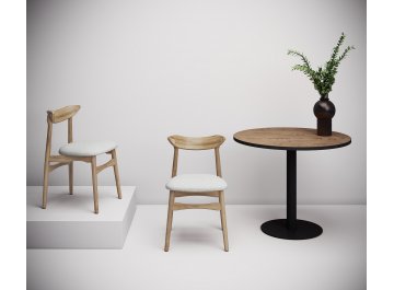 Обеденный стол Radius 900 Basalt