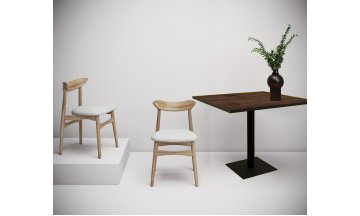 Деревянный стол Simple 900 Basalt