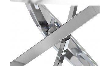 Керамический стол 30F-STOL/OB-9571 белый / хром