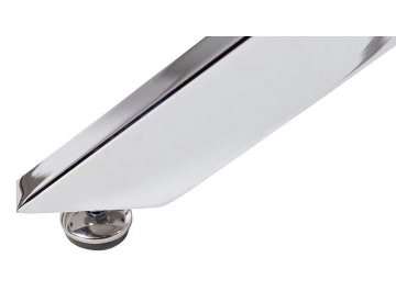 Обеденный стол 30F-STOL/OB-9571 белый / хром