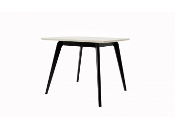 Обеденный стол Arki М 90 черный / натуральное дерево