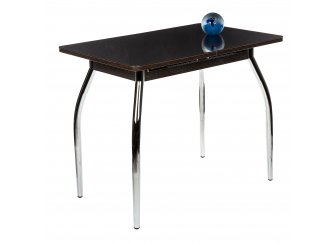 Стол Чинзано М венге / кофе / ножка 01 хром