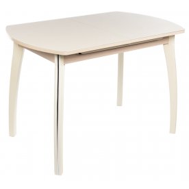 Стол Чинзано ПО серый / серебристый / ножка 07 крем