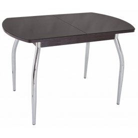 Стол Чинзано ПО-1 венге / кофе / ножка 01 хром