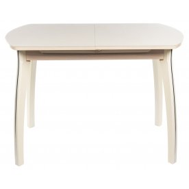 Стол Чинзано ПО молочный дуб / крем / ножка 07 крем