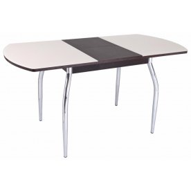 Стол Чинзано ПО венге / крем / ножка 01