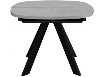 Обеденный стол DikLine B110 бетон / черный