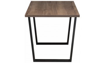 Деревянный стол Эльпатия 130 велингтон / черный матовый