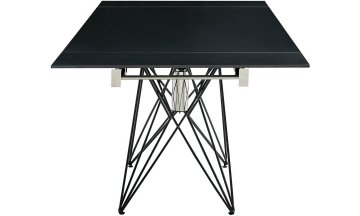 Керамический стол Gilbert 160 см камень черный матовый