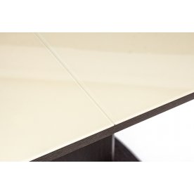 Стол Hellen-2 венге / кремовое стекло