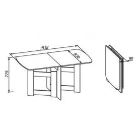 Стол-книжка СП-08